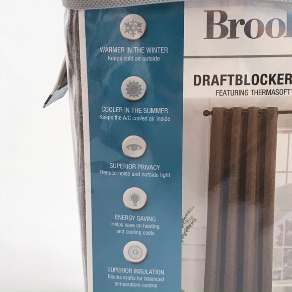 Brookstone Accents | Brookstone Grommet Window Curtain Panel | Poshmark